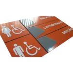 Placas em Braille para posta Personalizada