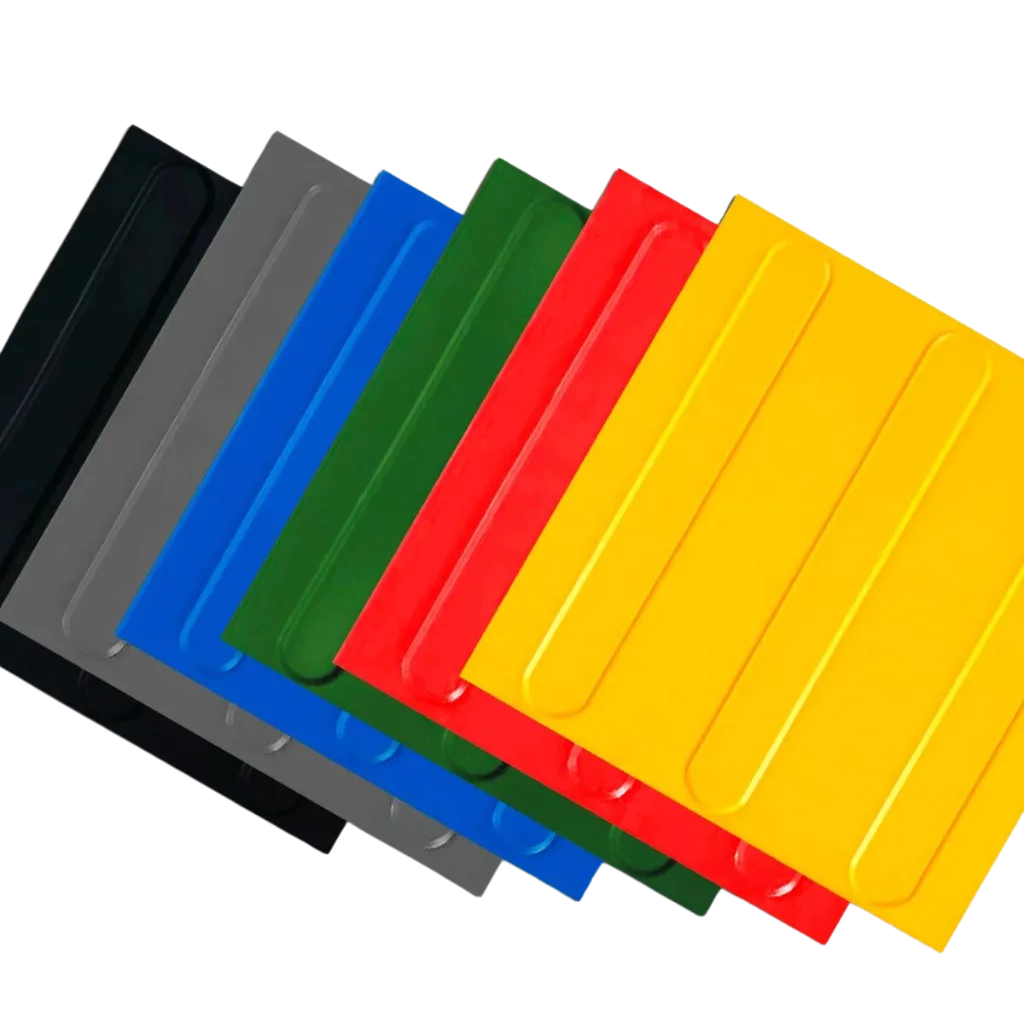 Piso Tátil Direcional PVC várias cores